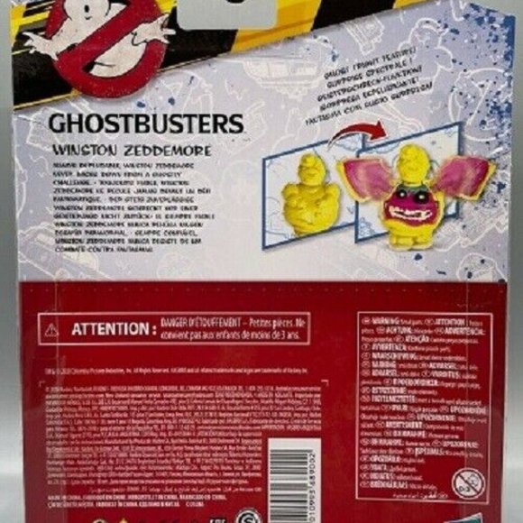 Hasbro Ghostbusters Classic Winston Zeddemore 4" Action Figure with Ghost - Picture 2 of 2